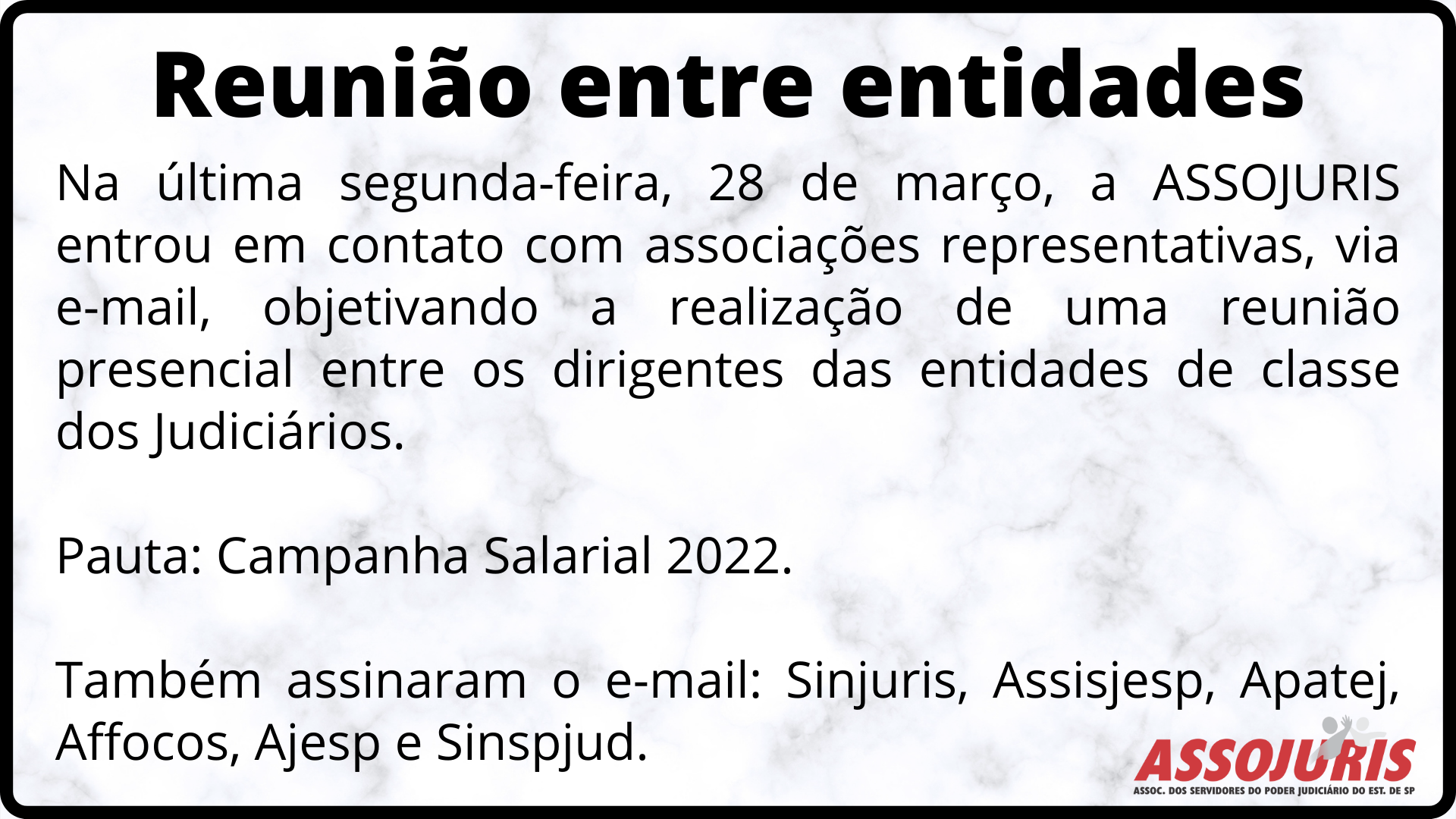 Reunião entre entidades (1)