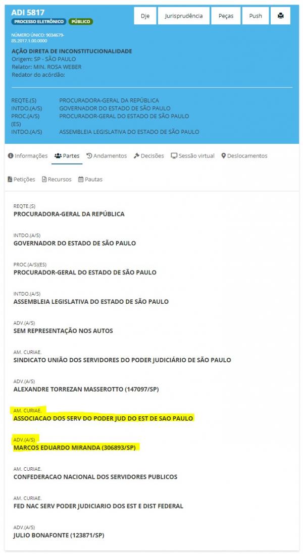 Ministra Rosa Weber do STF leva ADI 5817 à julgamento