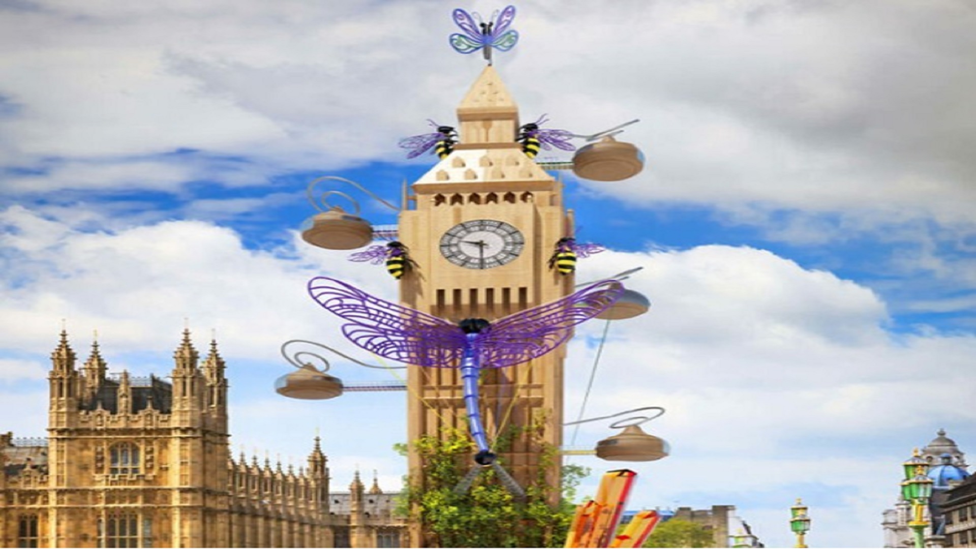 Artistas recriam pontos turísticos de Londres a partir da imaginação de crianças