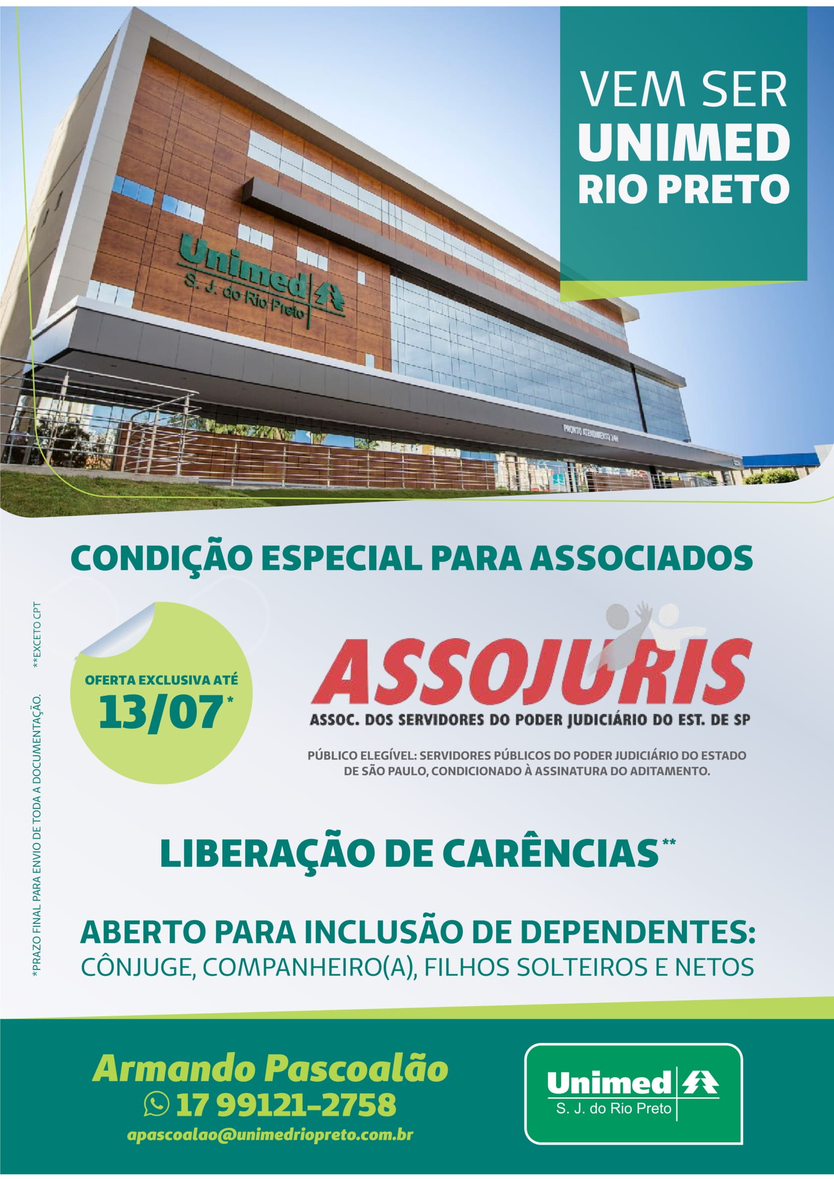 Oportunidade! – Associados de São José do Rio Preto e região