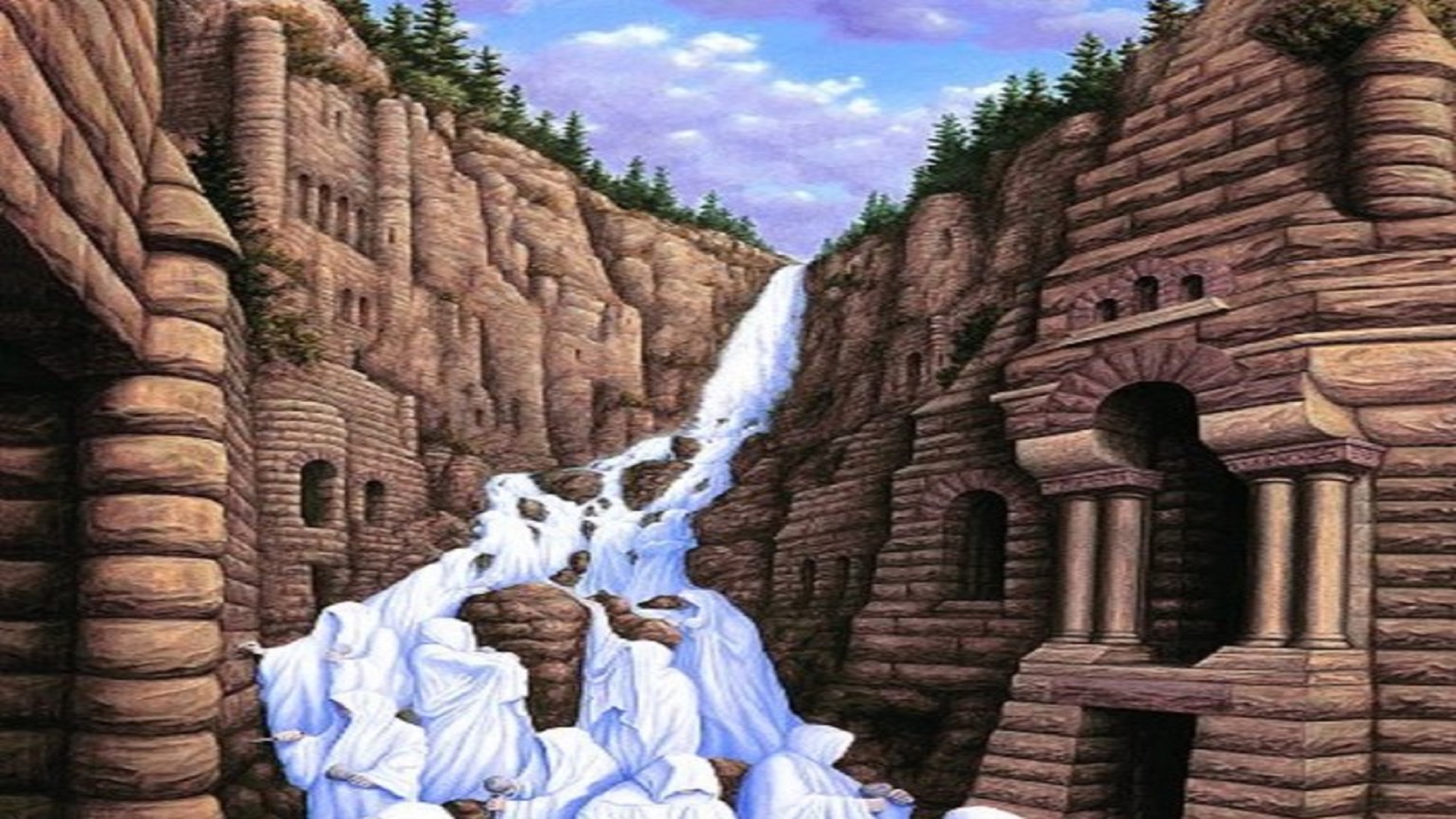 ILUSÃO DE ÓTICA EM PINTURAS