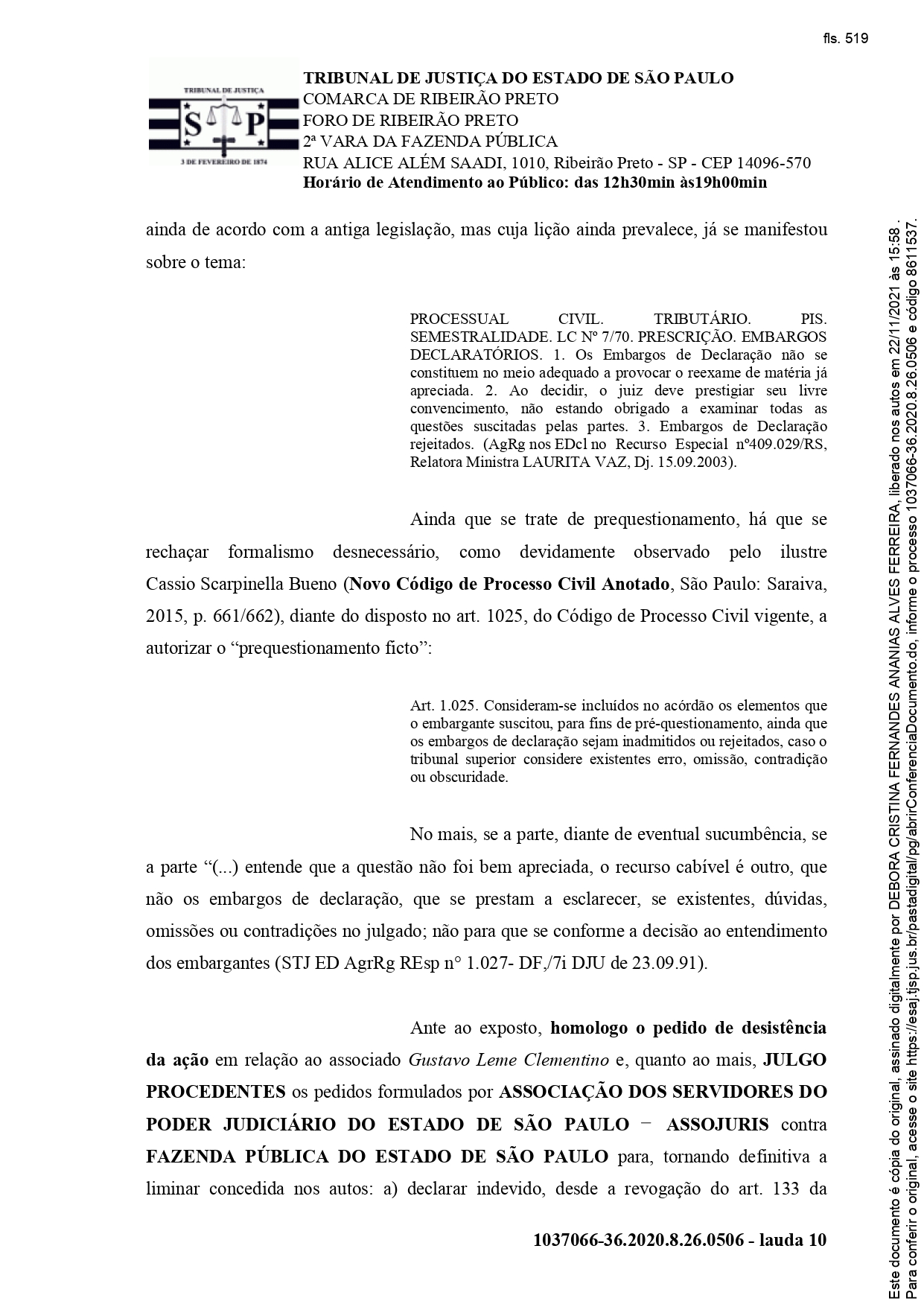 Decisão favorável aos associados da ASSOJURIS afasta a incidência da contribuição previdenciária sobre verbas não incorporadas