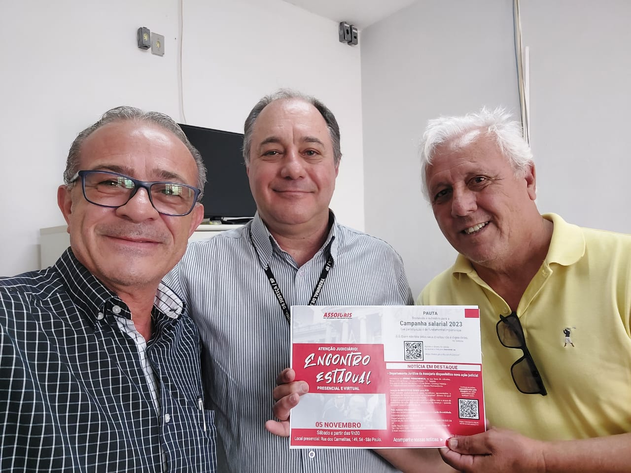 Servidores de SÃO SIMÃO são visitados pela ASSOJURIS