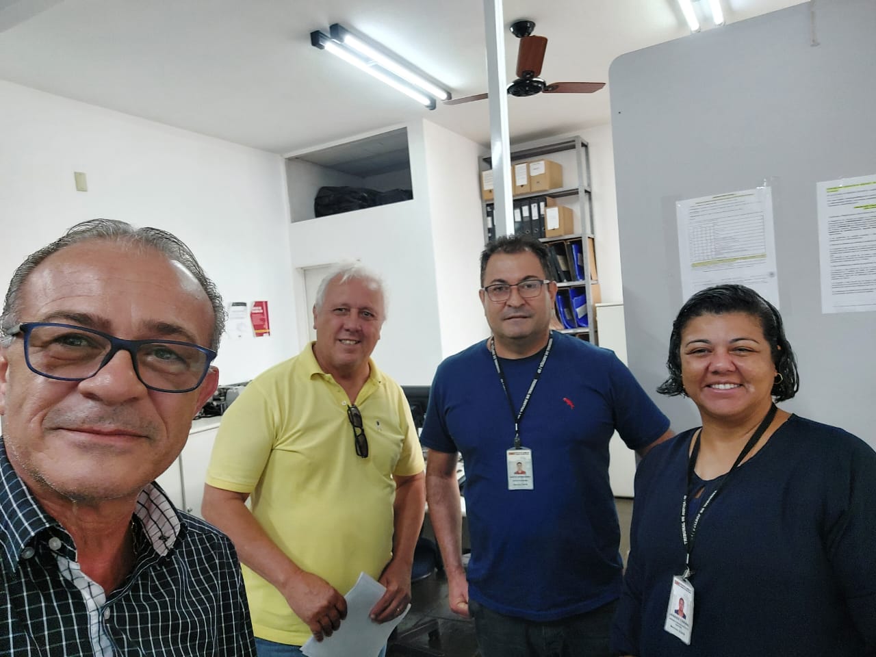 Servidores de SÃO SIMÃO são visitados pela ASSOJURIS