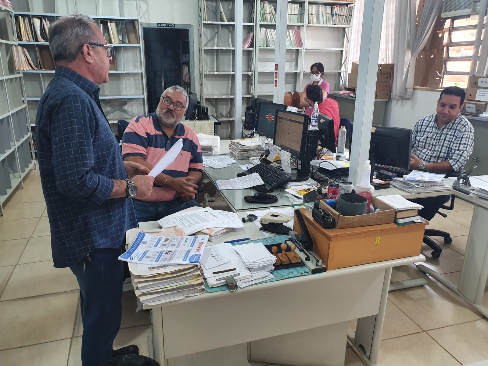 Servidores de ALTINÓPOLIS são visitados pela ASSOJURIS