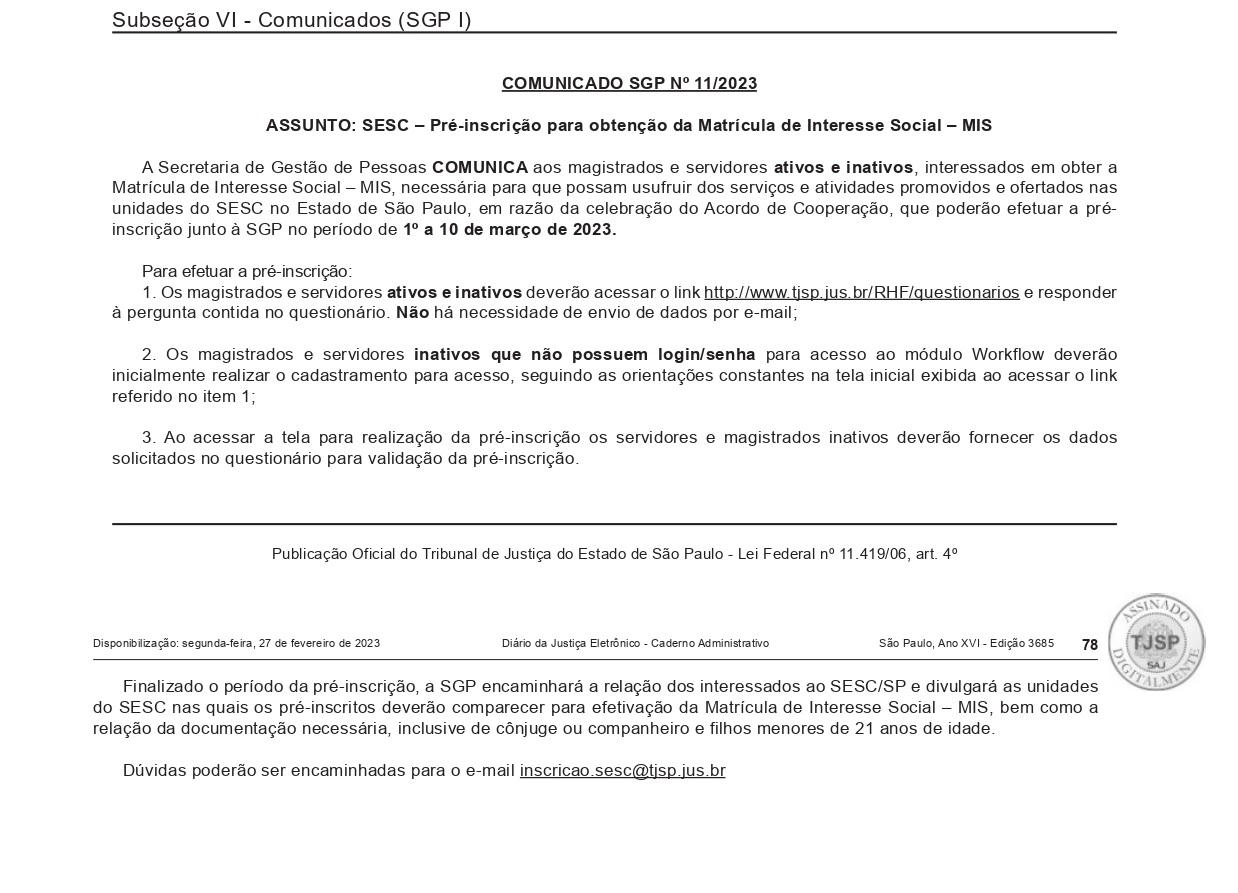 publicação pre matricula fev23