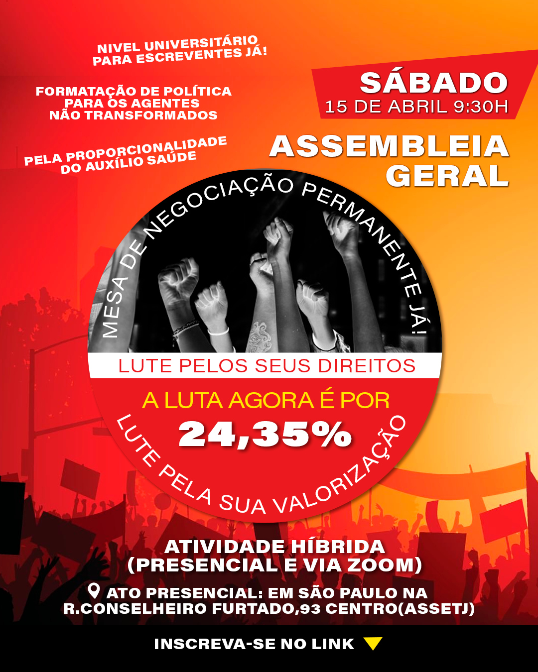 Assembleia Geral – 15 de Abril