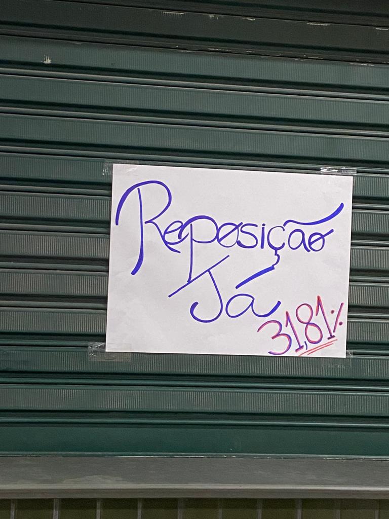 GREVE E INDIGNAÇÃO – APESAR DO ANÚNCIO DA CONCESSÃO DE 6% DE REPOSIÇÃO SALARIAL