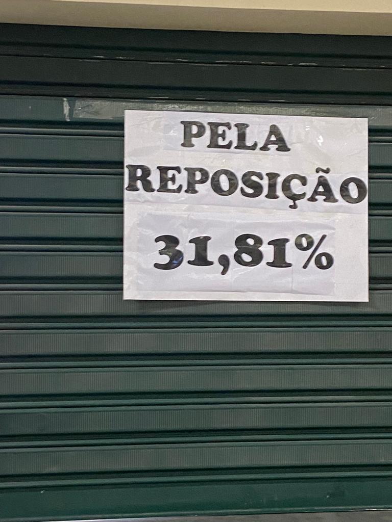 GREVE E INDIGNAÇÃO – APESAR DO ANÚNCIO DA CONCESSÃO DE 6% DE REPOSIÇÃO SALARIAL