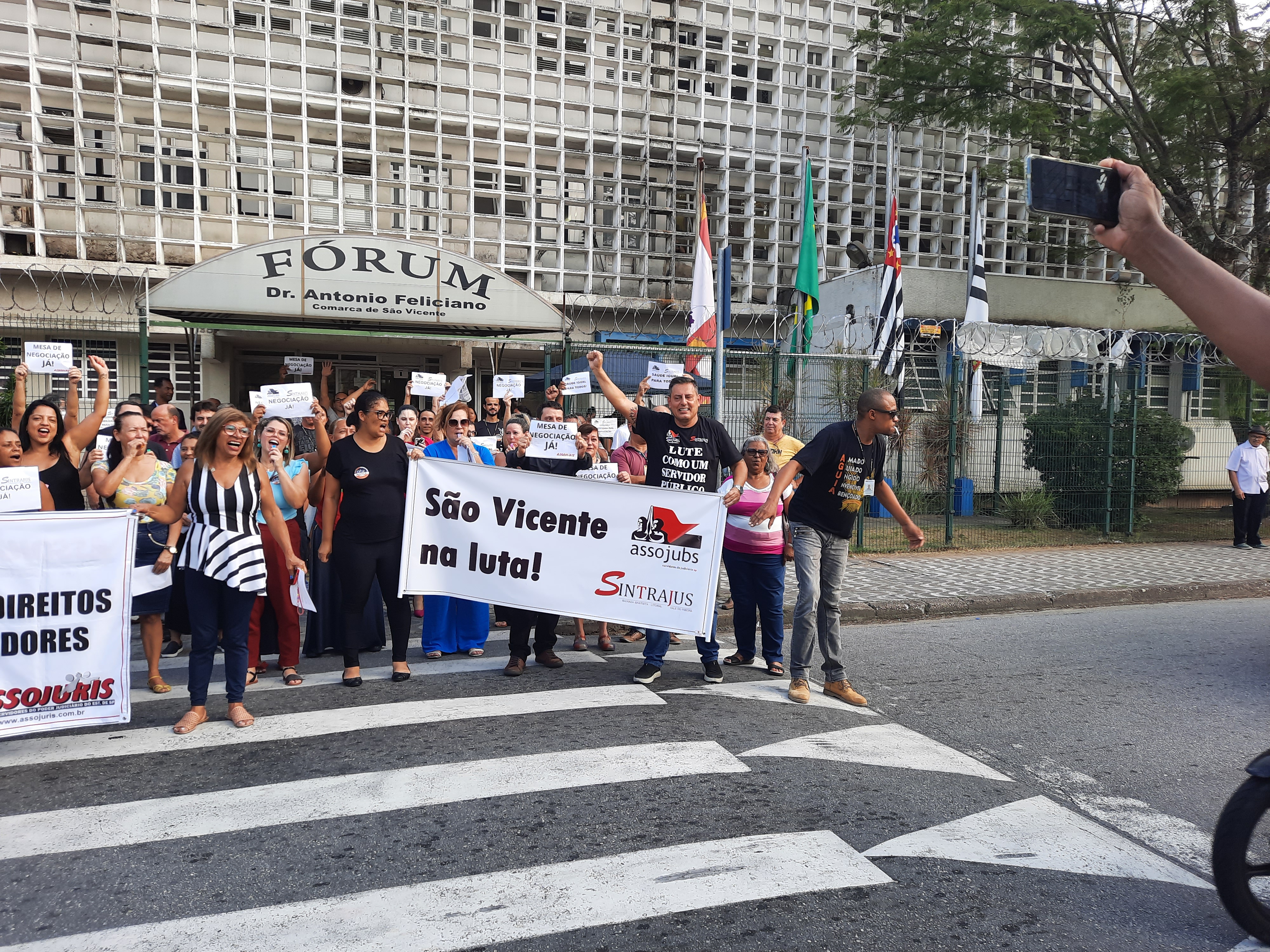 São Vicente – paralisação parcial realizada com sucesso
