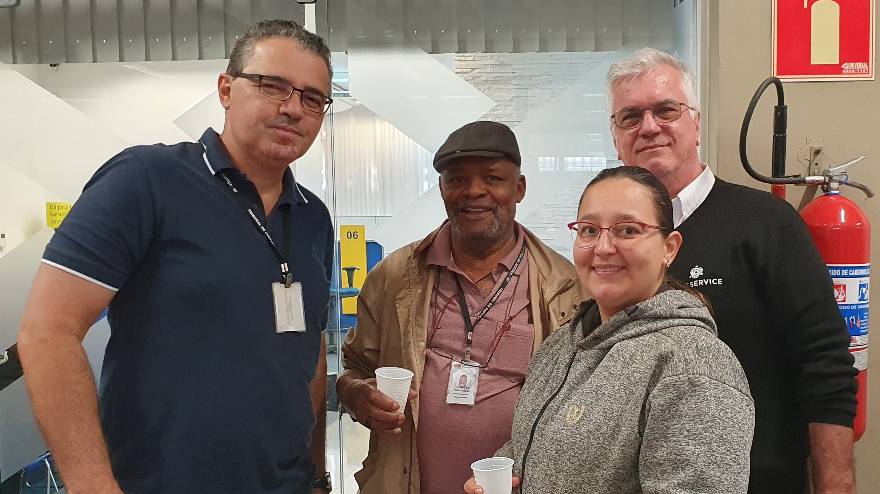 Servidores comemoram aniversariantes de julho
