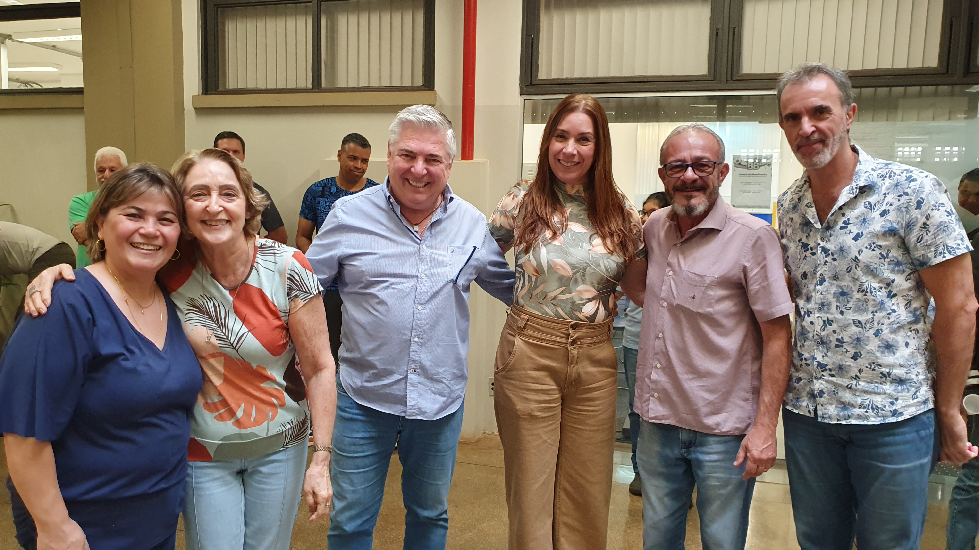 Servidores comemoram aniversariantes de julho