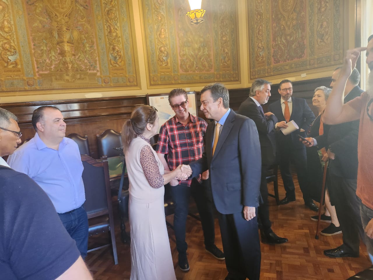 Presidenciável do TJSP recebe entidades de classe de servidores