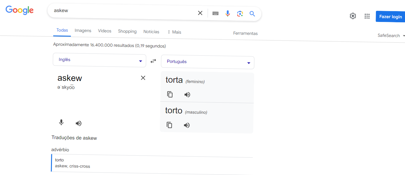 Fato curioso!