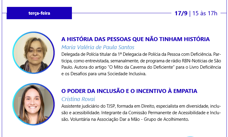 SEMANA DA ACESSIBILIDADE