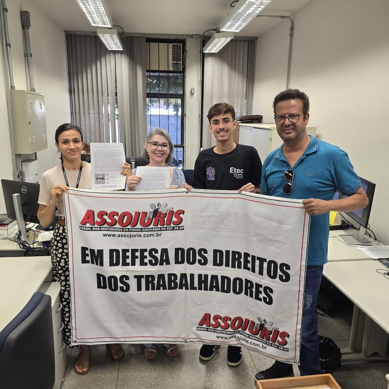 Paralisação- Assembleia Geral – Campanha Salarial 2025 – Assojuris mobiliza Servidores do Judiciário estadual