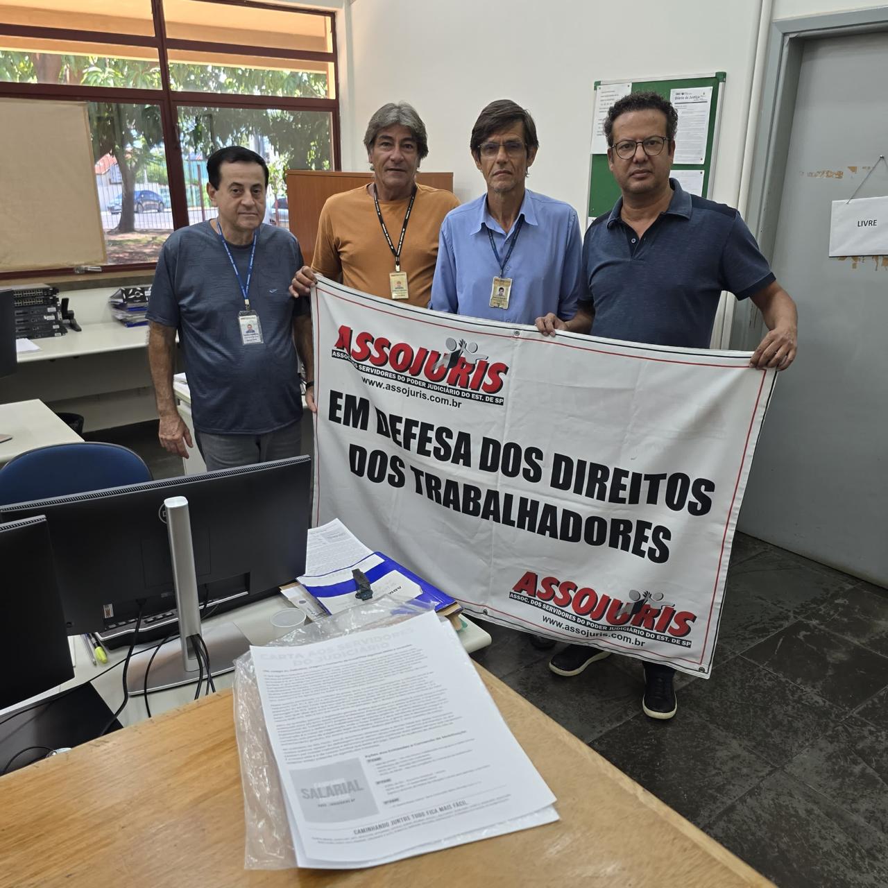Paralisação- Assembleia Geral – Campanha Salarial 2025 – Assojuris mobiliza Servidores do Judiciário estadual