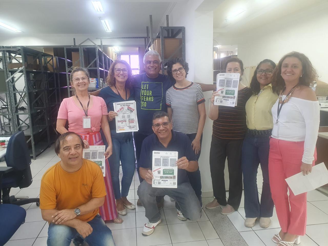 Santos – Assojuris mantém servidores mobilizados