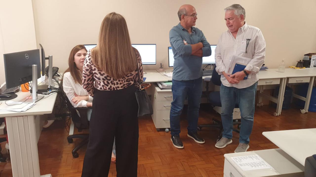 Campanha Salarial 2025 – Fórum Criminal de São José do Rio Preto recebe diretores da Assojuris