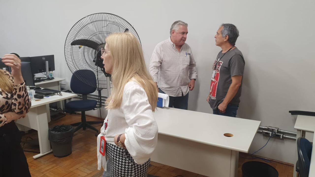 Campanha Salarial 2025 – Fórum Criminal de São José do Rio Preto recebe diretores da Assojuris