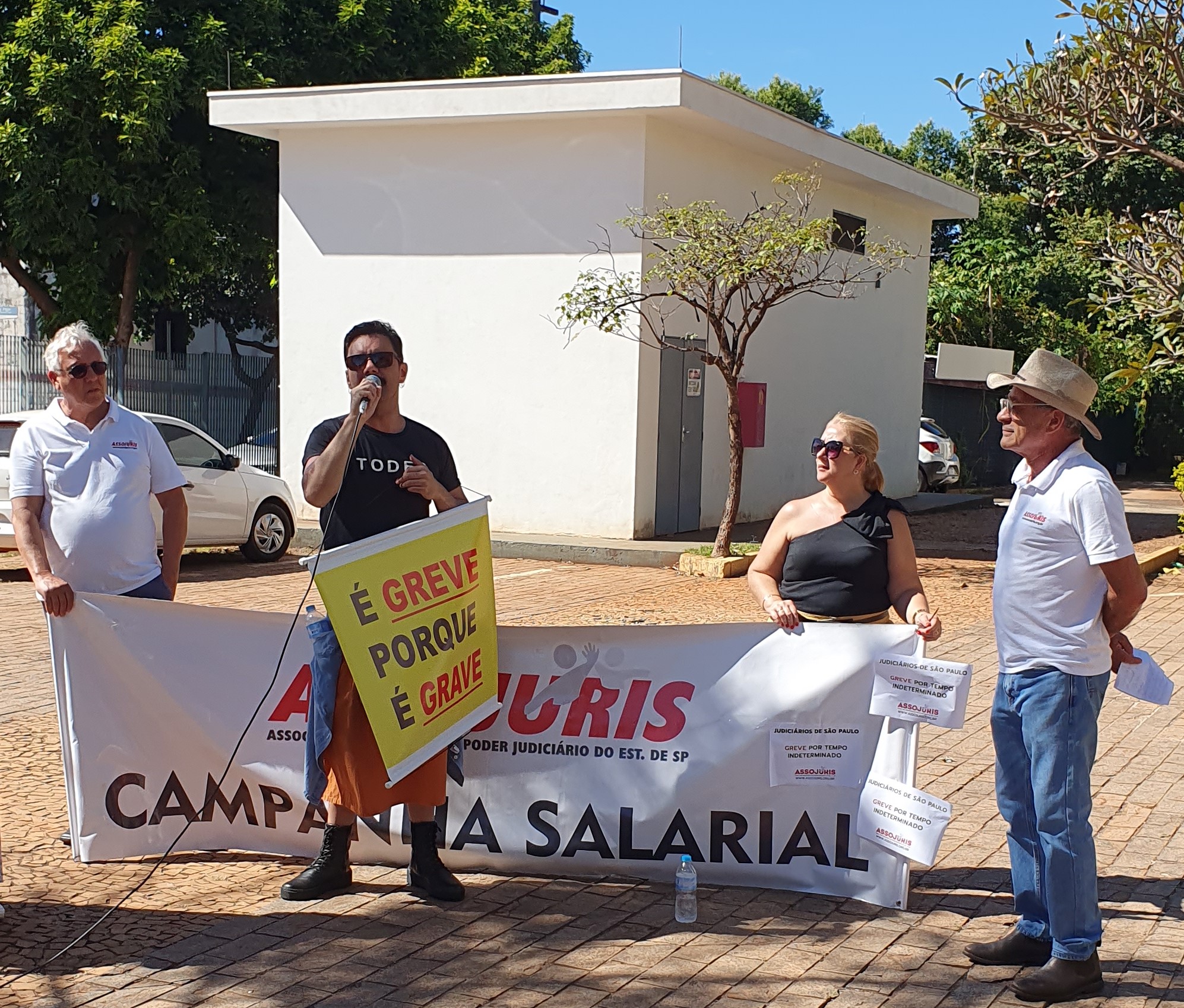 Judiciários na Luta! 4º dia de Greve
