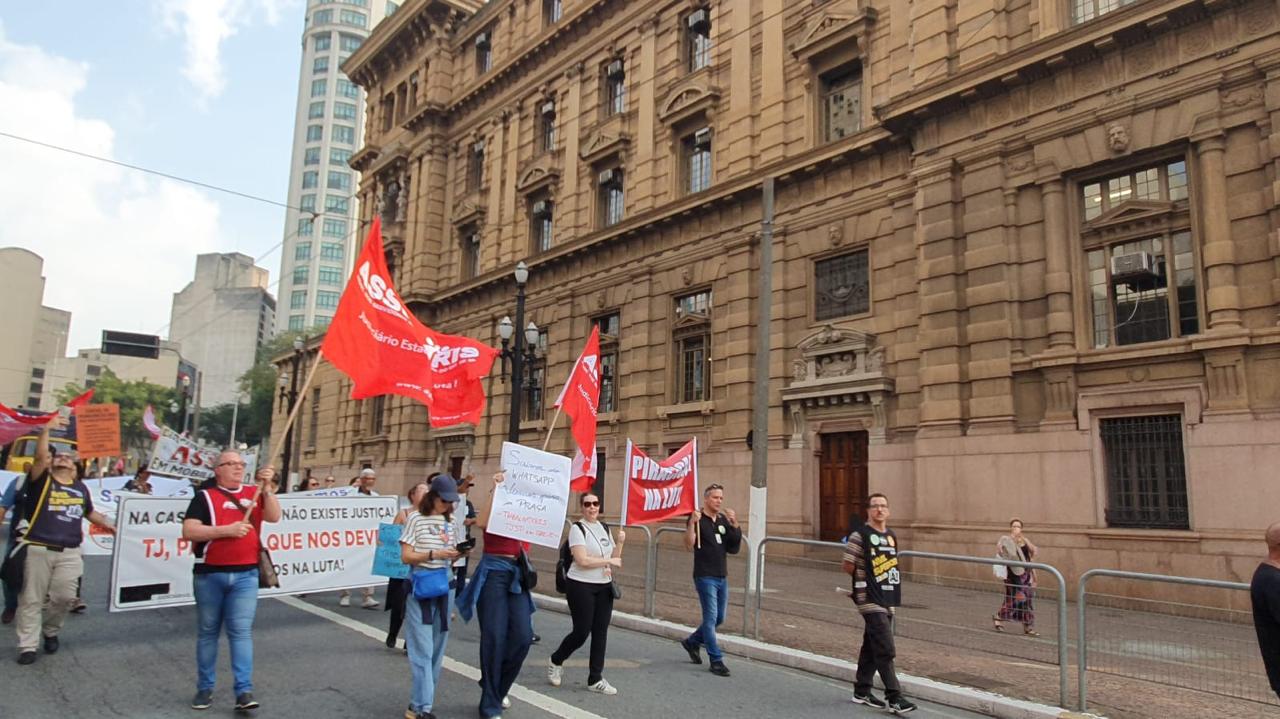 Prossegue a Greve no Judiciário – TJSP Continua Indiferente – Mais de Mil Servidores