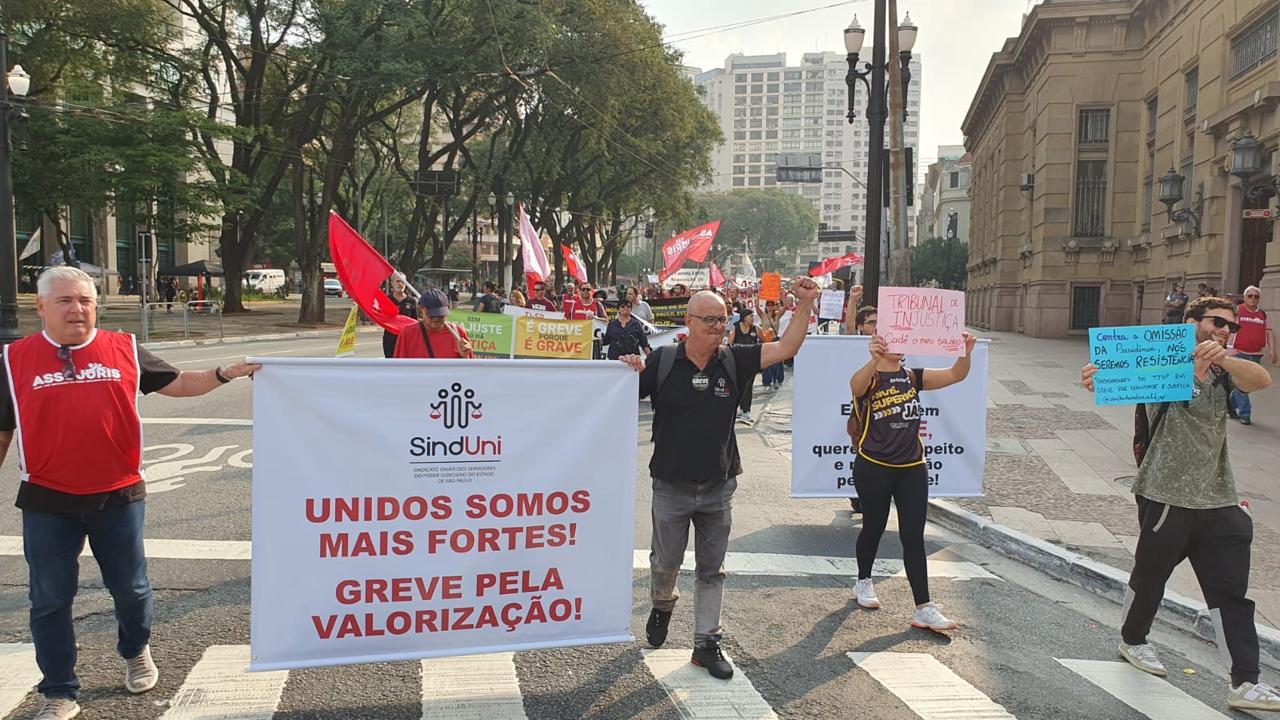 Prossegue a Greve no Judiciário – TJSP Continua Indiferente – Mais de Mil Servidores