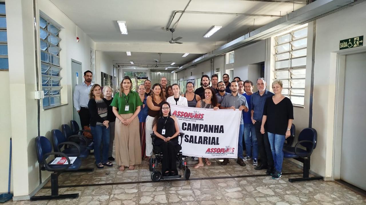 Greve no Judiciário – Adesão dos Oficiais de Justiça de Rio Preto Associados à Assojuris é Grande