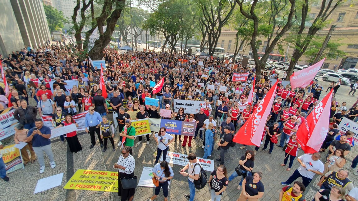 Greve no Judiciário – Adesão dos Oficiais de Justiça de Rio Preto Associados à Assojuris é Grande
