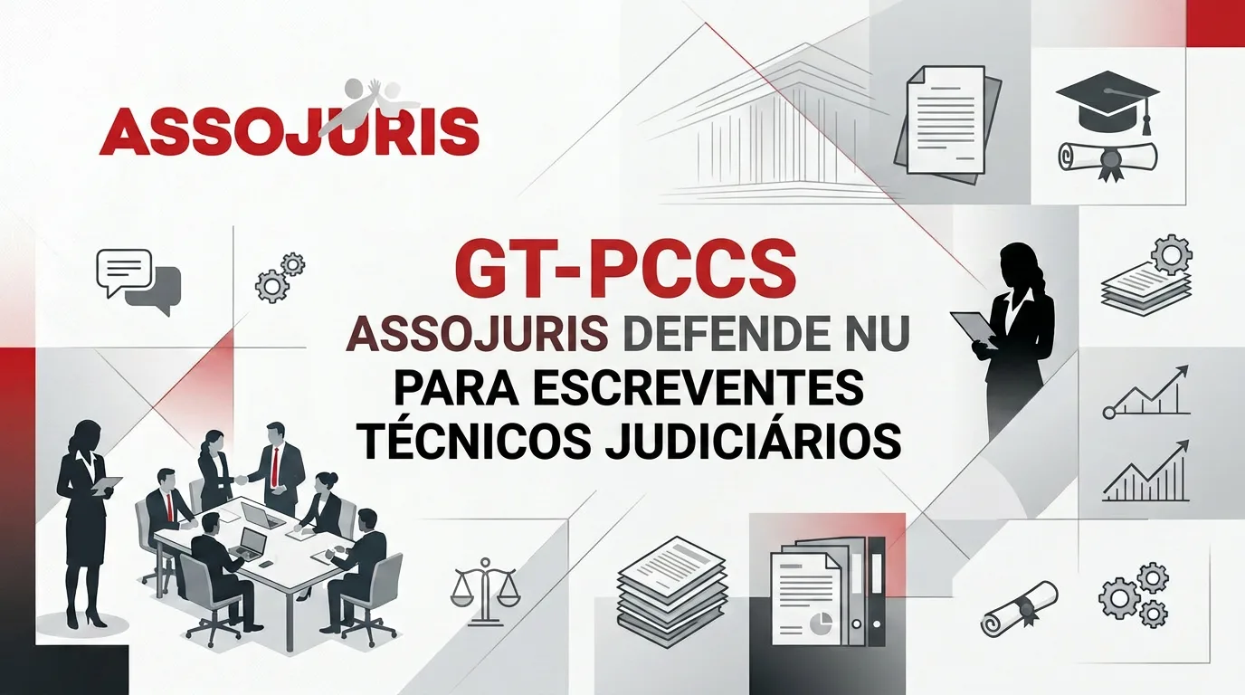 GRUPO DE TRABALHO E NÍVEL UNIVERSITÁRIO PARA OS ESCREVENTES TÉCNICOS JUDICIÁRIOS