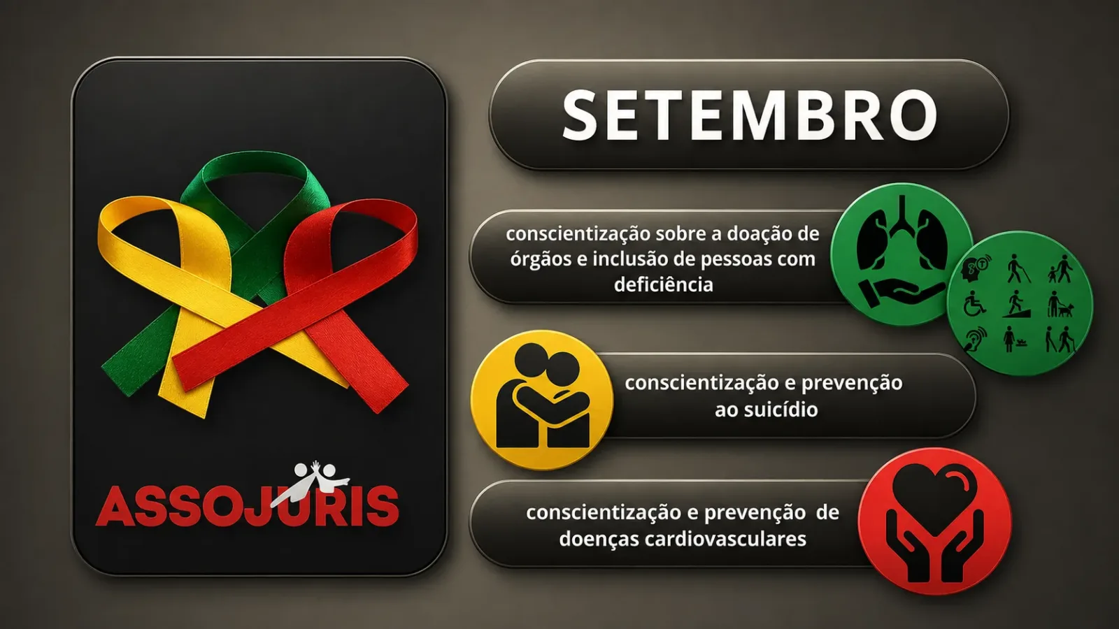 Setembro Verde – Amarelo e Vermelho